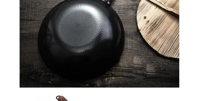 Iron Pan Traditional Iron Wok Handmade