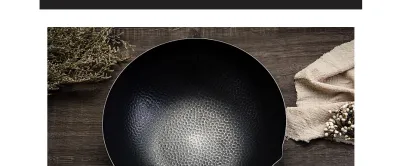 Iron Pan Traditional Iron Wok Handmade