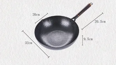 Iron Pan Traditional Iron Wok Handmade