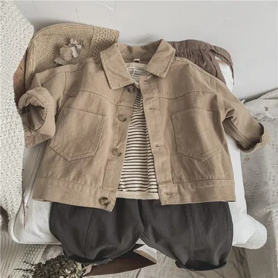 Children's Line-pressing Casual Pants Boys And Girls Baby Pants Spring And Autumn Clothing