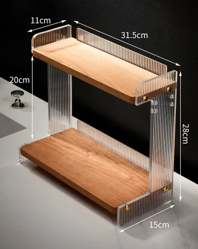 Bathroom Countertop Commodity Shelf Acrylic Storage Rack