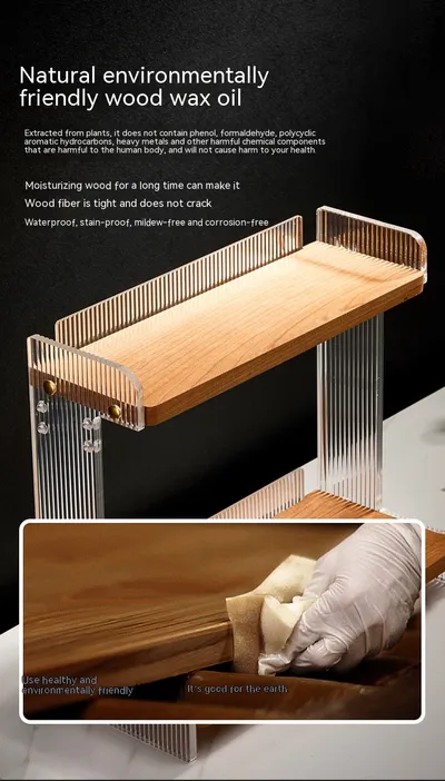 Bathroom Countertop Commodity Shelf Acrylic Storage Rack