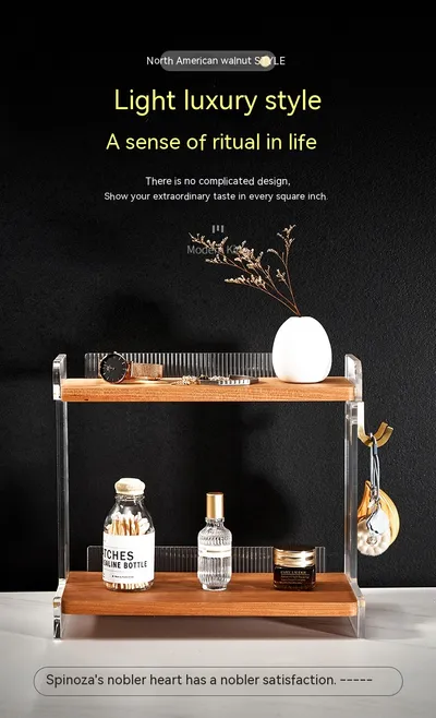Bathroom Countertop Commodity Shelf Acrylic Storage Rack