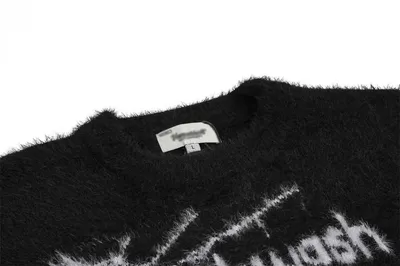 Spider Web Jacquard Sweater For Men