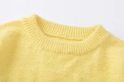 Kitten Round Neck Sweater Men