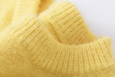 Kitten Round Neck Sweater Men