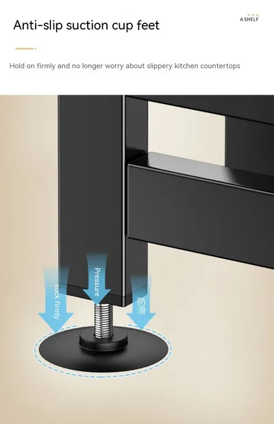 Kitchen Sink Storage Stand Surface Washed Bowl And Chopstick Rack Storage Household Drain Basket Rack