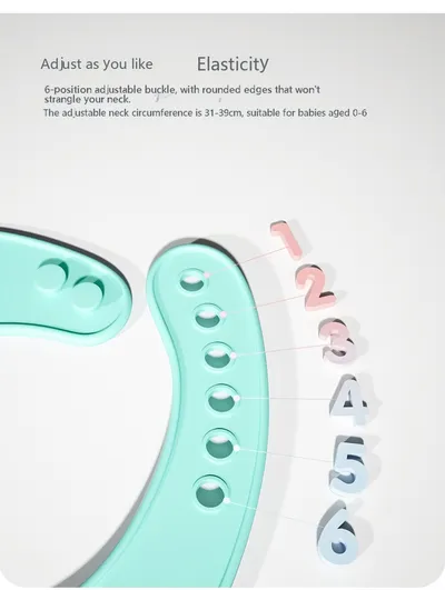 Baby Anti Dirt And Waterproof Food Grade Silicone Mouthwash