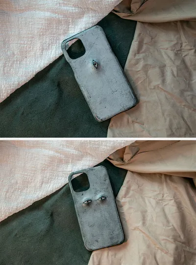 Vintage Distressed Leather Leather Phone Case