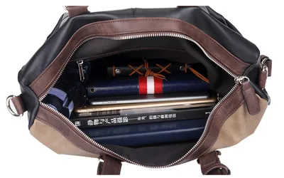Men's large capacity Vintage handbag