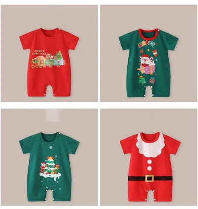 Baby Thin Short Sleeve Newborn Baby Child Jumpsuit Romper