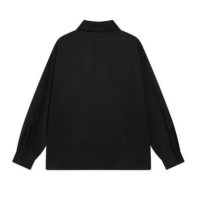 High Street Personalized Letter Print Long Sleeve Shirt Spring And Autumn