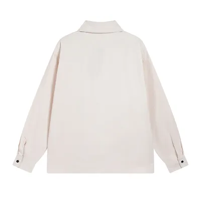 High Street Personalized Letter Print Long Sleeve Shirt Spring And Autumn