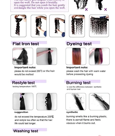 Human wig hair curtain50g Human Hair Extension Bundles Body