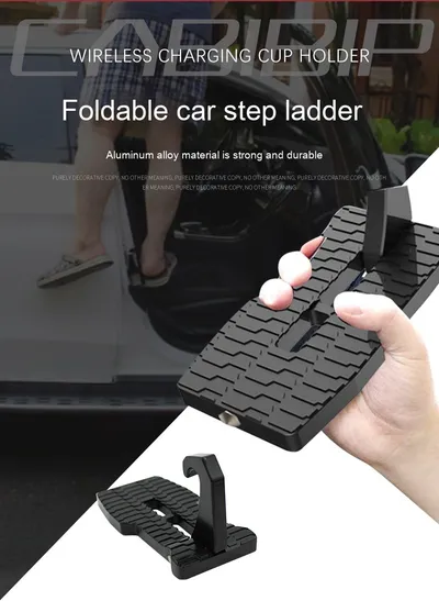 Foldable Automobile Luggage Rack Auxiliary Ladder Side Door Auxiliary Ladder Pedal