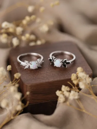 Fashion Personalized Opal Ring For Women