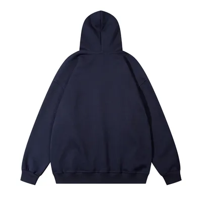 Graffiti Letter Printed Hoodie Men