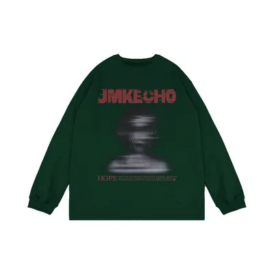 Fashion Printed Loose Sweatshirt Men