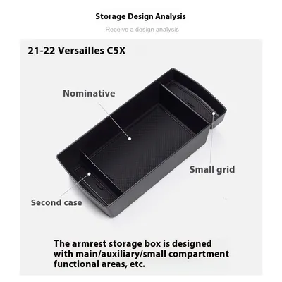 Automobile Armrest Box Cover Storage Box Interior Decoration