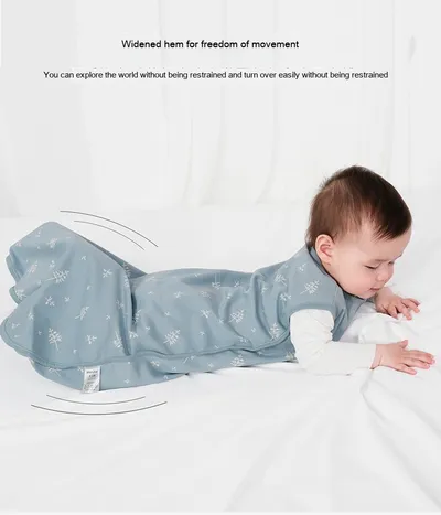 Newborn Cotton Sleeping Bag Baby Sleeveless Pajamas Combed Cotton