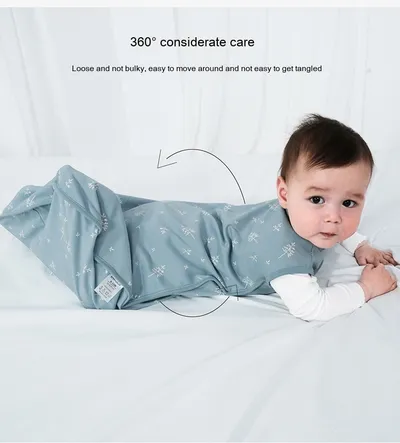 Newborn Cotton Sleeping Bag Baby Sleeveless Pajamas Combed Cotton
