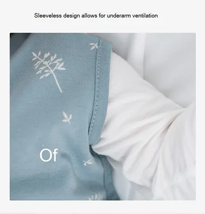 Newborn Cotton Sleeping Bag Baby Sleeveless Pajamas Combed Cotton