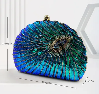Women's Vintage Beaded One-shoulder Crossbody Chain Handbag
