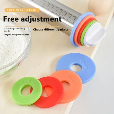 Stainless Steel Adjustable Thickness Kitchen Tools Rolling Pin
