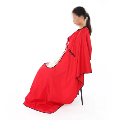 مريلة شفافة لمستلزمات صالونات تصفيف الشعر