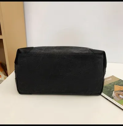 حقيبة تسوق قماشية كبيرة الحجم للسفر والسفر، مناسبة للطلاب، تُحمل على الكتف الواحد، حقيبة رياضية