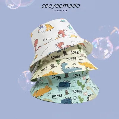Male And Female Baby Adjustable Super Cute Sun-shade Fisherman Hat