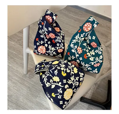 Rose Knitted Vest Handbag For Women