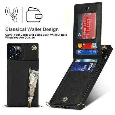 Phone Case Crossbody XR Zipper Mobile Phone Protective Cover