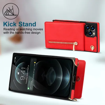Phone Case Crossbody XR Zipper Mobile Phone Protective Cover