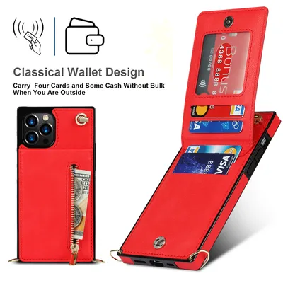 Phone Case Crossbody XR Zipper Mobile Phone Protective Cover