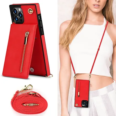 Phone Case Crossbody XR Zipper Mobile Phone Protective Cover