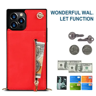 Phone Case Crossbody XR Zipper Mobile Phone Protective Cover