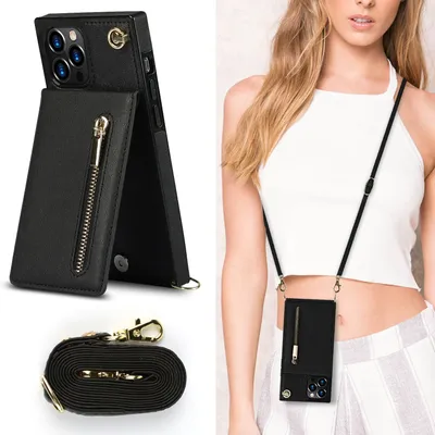 Phone Case Crossbody XR Zipper Mobile Phone Protective Cover