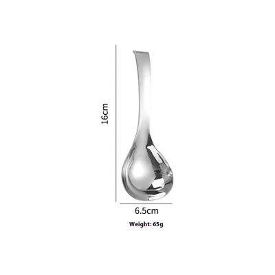 Stainless Steel Soup Ladle Hook Handle Household Kitchen