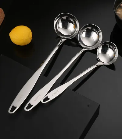 Stainless Steel Hot Pot Spoon Home Ladle Thickened
