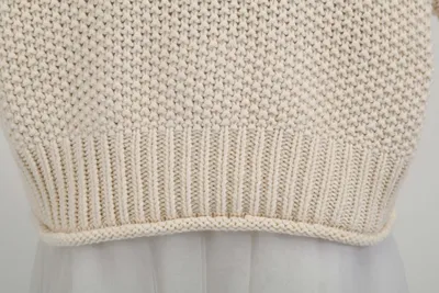 Solid Turtleneck Pullover Sweater Winter Fashion Casual Knitted Long-Sleeved Top Women's Clothing