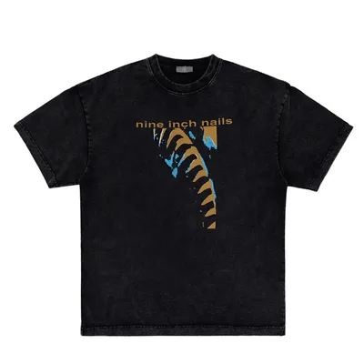Distressed Casual Loose Top Men