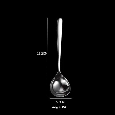 Stainless Steel Soup Ladle Kitchen Thickened Long Handle
