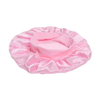 Women's  Wide-Brimmed Satin Sleeping Hat