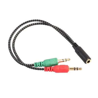 One Divided Into Two Ear Mobile Phone Headset Conversion Wire