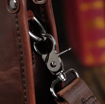 حقيبة كتف رجالية بتصميم كوري عصري أفقي كلاسيكي