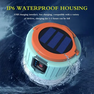 Outdoor LED solar charging remote control tent lamp