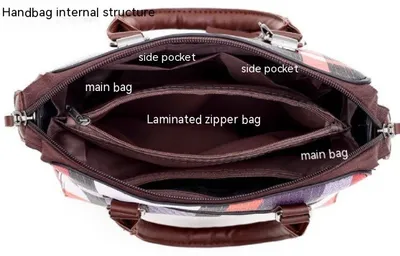 New Luxury Handbags Plaid Women Bags Designer