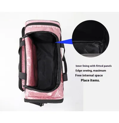 PU Leather Yoga Fitness Large Capacity Sports Handbag
