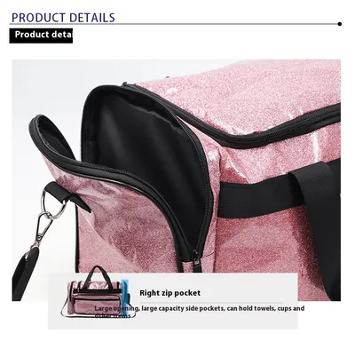 PU Leather Yoga Fitness Large Capacity Sports Handbag